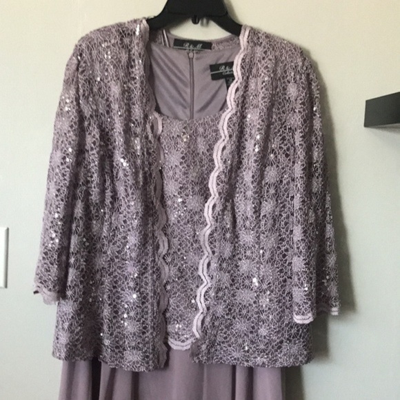 R&M Collection 2 piece dress and jacket size 14 - Picture 8 of 12